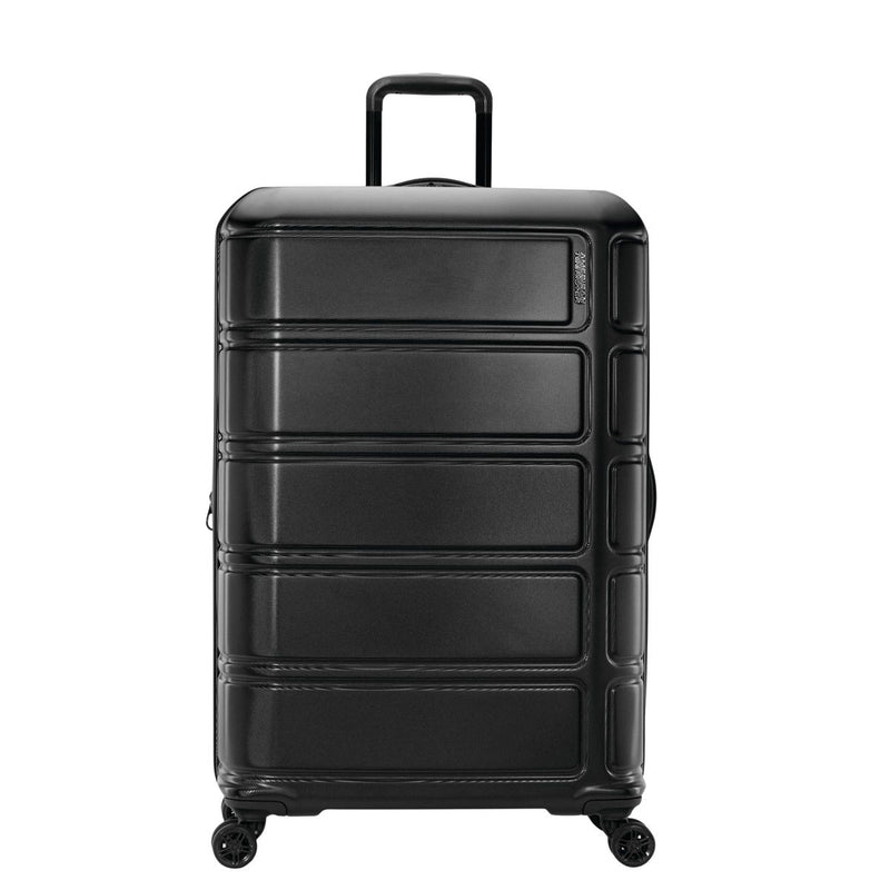 AMERICAN TOURISTER VITAL HARDSIDE CARRY ON SPINNER SUITCASE - BLACK - Like New