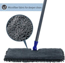 MASTERTOP 3 PCS CHENILLE MICROFIBER MOP PAD 2 IN 1 TWO-SIDED MOP - GRAY - Like New