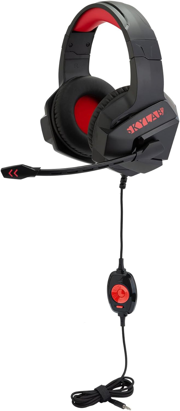 Egghead Skylab Over Ear Gaming Headset, Volume Control, EGG-IAG-3011-RD-SO - RED Like New