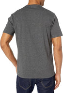 AMAZON ESSENTIALS MEN'S SHORT-SLEEVE CREWNECK T-SHIRT 2PC - SIZE: L - GRAY/BLUE - Like New