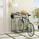 Petiture 3 Bicycle racks with storage, garage storage management, metal (Black) - Like New