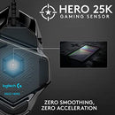 LOGITECH G502 HERO HIGH PERFORMANCE WIRED GAMING MOUSE HERO 25K SENSOR - Brand New