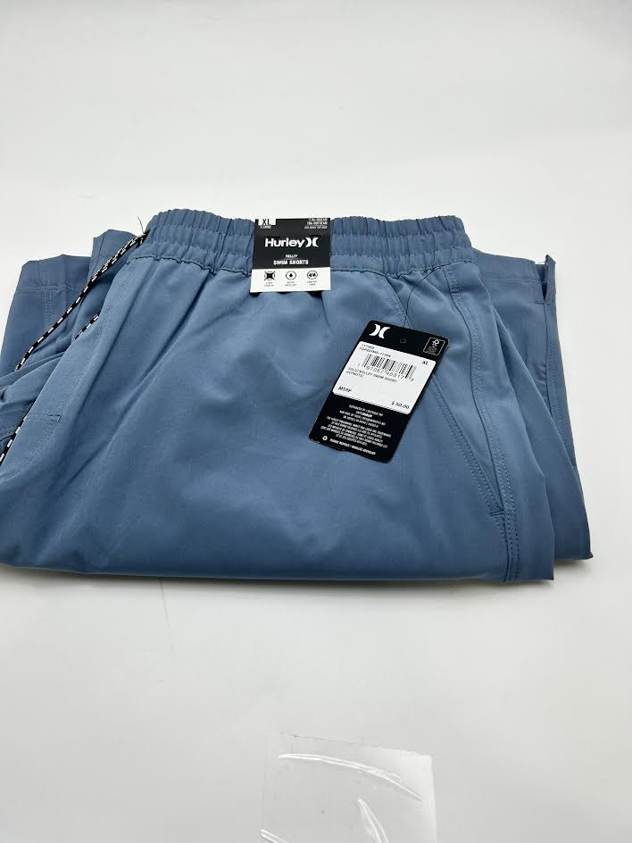 HURLEY SOLID VOLLEY SWIM SHORT HYPNOTIC - SIZE: MEN XL - DARK TEAL - Brand New