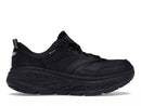 1129973 HOKA ONE ONE BONDI L GORE-TEX BLACK SIZE WOMENS 6/MENS 5 Like New