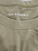 FREE ASSEMBLY SL CUTAWAY TANK TOP ,SIZE XL- RESEDA GREEN - Brand New