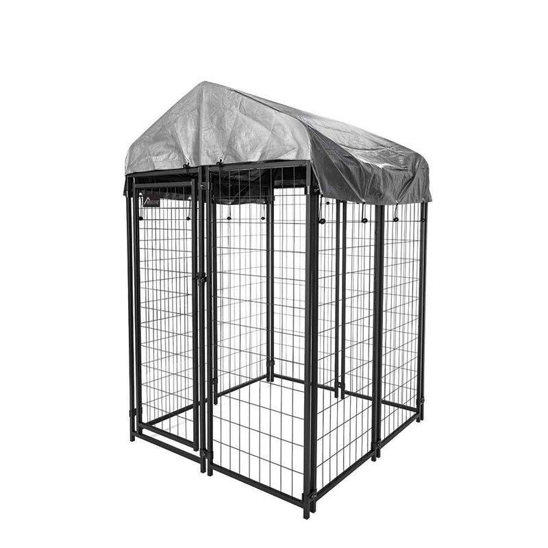 Olympia Tools 6x4x4 Dog Kennel - Small Outdoor Dog Kennel Kit with UV Protection - Like New