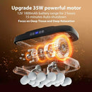 GRNPEAK 20 HEAD PORTABLE MASSAGE GUN DEEP TISSUES 3 MODES 30 LEVELS - BLACK - Like New