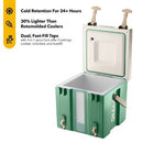 RTIC OUTDOORS 3 GALLON HALFTIME COOLER BEVERAGE DISPENSER - SAGE GREEN - Brand New