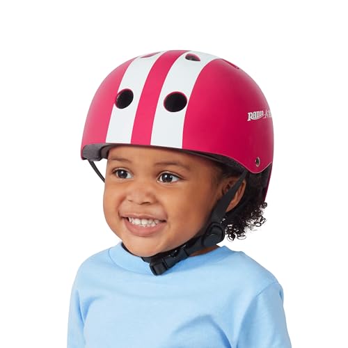 RADIO FLYER HELMET PINK CHILD BIKE HELMET KIDS BIKE HELMET SKATING PINK MATTE - Like New
