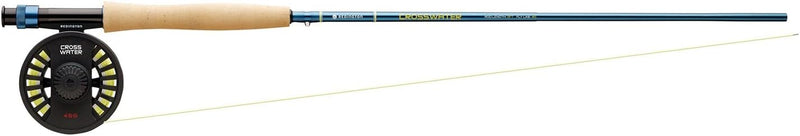Redington Crosswater Combo - Fly Rod, Reel & Line Outfit BLUE - Like New