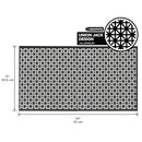 M-D Building Products 57571 12 in. x 24 in. Graphite Aluminum Sheet - Union Jack - Brand New