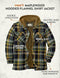 LEGENDARY WHITETAILS MEN'S MAPLEWOOD HOODED SHIRT JACKET - SIZE: MEN L - PLAID - Brand New