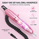 SUBAY PROFESSIONAL ELECTRIC NAIL DRILL 25000RPM NAIL FILE MACHINE - PINK - Like New