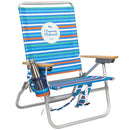 TOMMY BAHAMA 4-POSITION EXTENDED SEAT HEIGHT BEACH CHAIR SC602TBBP-2466B-1 - Like New