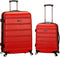 Rockland Melbourne Hardside Spinner Wheel Luggage 2-Piece Set 20/28 - Red Like New