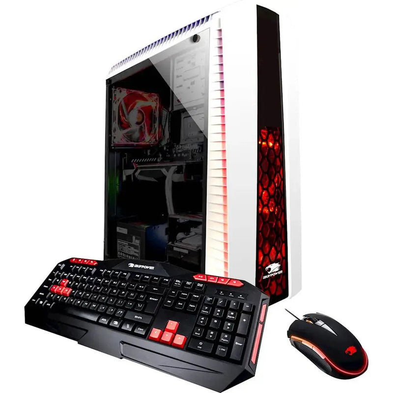 IBUYPOWER I7-8700 CPU 3.20GHZ, 8GB RAM, 1TB HDD, GTX 1660 TI - WHITE - Like New