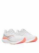 SAUCONY WOMENS TRIUMPH 23 - SIZE: WOMEN 7.5 - WHITE/WISTFU BLANC - Like New