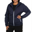 BLU ROCK WOMEN'S FLEECE LINED CLASSIC TECH FULL ZIP HOODIE - SIZE: 2XL - NAVY - Brand New