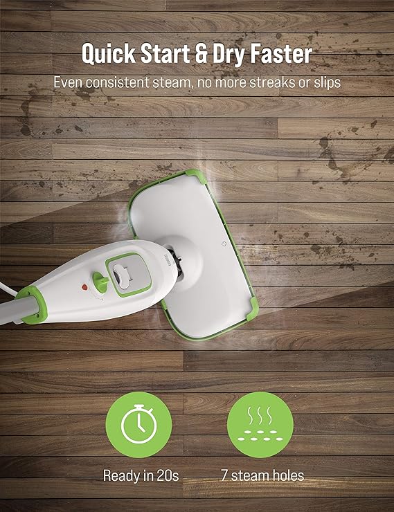 TOPPIN Steam Mop MA1-A - WHITE - Scratch & Dent