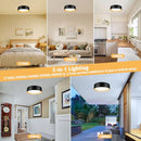 BrightHome Flush Mount Ceiling Light, 13in 2600LM, 25W, Ceiling Light Fixture - Like New