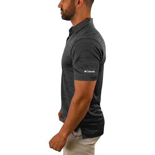 19F26MP COLUMBIA MEN'S SET POLO BLACK XL - Brand New