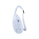 PICKLE O' JOE QUILTED SLING BAG PICKLEBALL BAG - DUSTY GRAY - Like New