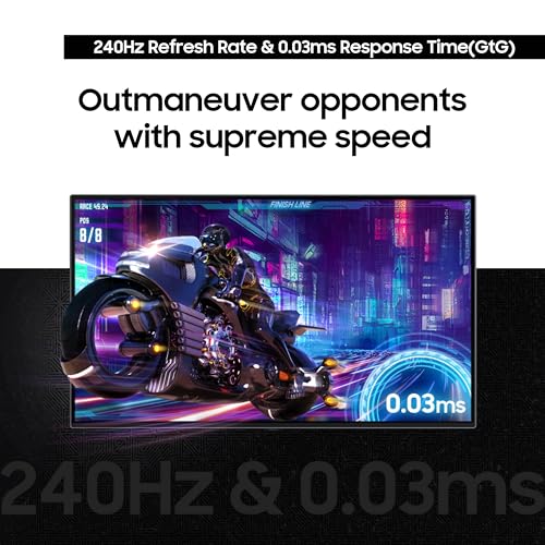 SAMSUNG 32” ODYSSEY OLED G8 SERIES 4K UHD 240HZ 0.03MS LS32DG802SNXZA - SILVER - Like New