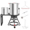 FIRE RIOT 30QT TURKEY FRYER WITH BASKET, OUTDOOR PROPANE, - Scratch & Dent