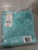 GALAXY BY HARVIC KICK START GEAR MEN'S SHORT SLEEVE CREW NECK TEE - XL - AQUA - Brand New