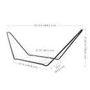 Sunnydaze 10-Foot Portable Steel Hammock Stand, HS10-BL - BLACK - Like New