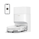 DREAME D20 PLUS ROBOT VACUUM MOP 13,000PA SUCTION SELF-EMPTYING RLD35GD - WHITE - Like New