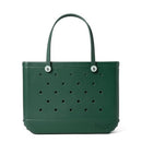 BOGG BAG ORIGINAL EXTRA LARGE TOTE BAG - HUNTER GREEN/WHITE BUTTONS - Like New