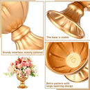 RTTERI 20pcs Mini Gold Metal Vase Wedding Flowers Gold 5.1" - Like New