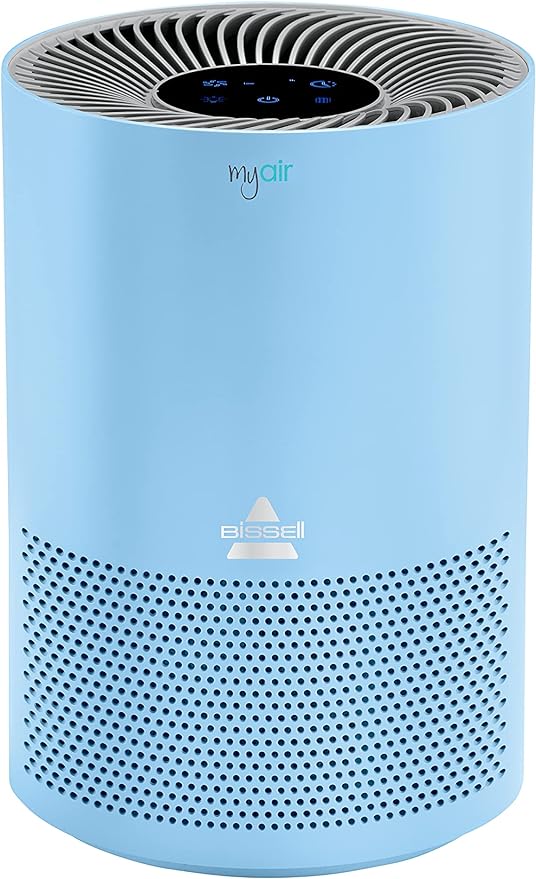 BISSELL MYair Blue Air Purifier Carbon Filter Small Room and Home 2780B - BLUE Like New