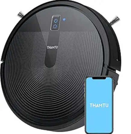 Thamtu G10 Robot Vacuum Cleaner 2700Pa Robotic No Accessories/Remote - Black Like New