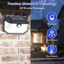 BRIGHTEVER SOLAR OUTDOOR LIGHTS, 1-PACK - BLACK - Like New