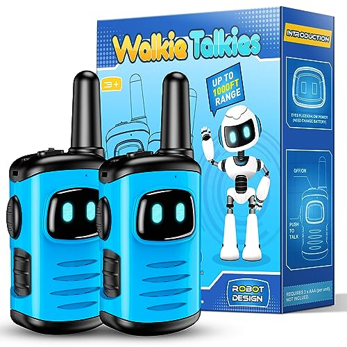 DASTION-99 Walkie Talkie Toy For Kids 3-6 Years, DASTION-99 Mini Robot - Blue Like New