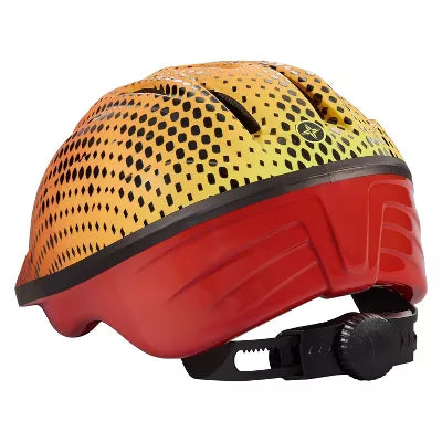 SCHWINN CLASSIC DOT MATRIX CYCLING TODDLER BOYS' BIKE HELMET - RED/ORANGE/YELLOW - Brand New