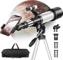 Astronomical Telescope 70mm Aperture 400mm AZ Mount Refracting Telescope - Brand New