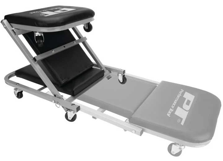 PERFORMANCE TOOL W85018 2-IN-1 Z-FRAME FOLDING CREEPER, 40" - BLACK - Like New