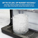 AVANTI NUGGET ICE MAKER WITH DIGITAL NIMDTS3326S-IS - STAINLESS - Scratch & Dent