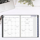 AT-A-GLANCE PLANNER 2025-2026 ACADEMIC MONTHLY 8-1/2" X 11" LARGE CHARCOAL - Like New