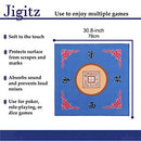 Jigitz Blue Game Mat with Case - Classic Chinese Mahjong Table Mat - Brand New