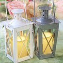 EZIGARDEN WATERPROOF LED PILLAR CANDLE OUTDOOR FLAMELESS FLICKERING WHITE - Like New