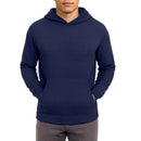 BLUE ICE MEN'S WAFFLE KNIT THERMAL PULLOVER HOODIE - SIZE: MEN L - NAVY - Brand New