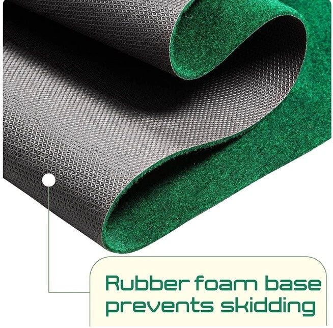 ABCOSPORT PUTTING GOLF GRASSROOTS, 9FT × 3FT, INCLUDES 3 BALLS - GREEN - Like New