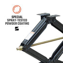 Bastion Distribution 5000lbs Capacity Adjustable 4-24" Scissor Jack - Black - Brand New