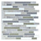 ART3D Peel and Stick Wall Tile for Kitchen/Bathroom Backsplash, 12"x12" (Multi) - Brand New