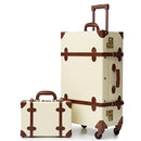 universal trotter Vintage Luggage Set 2 Piece Suitcase Spinner Wheels 12" & 20" - Like New