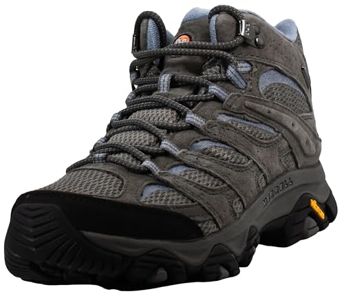 MERRELL WOMEN'S MOAB 3 MID HIKING BOOT - SIZE 9 - GRANITE - Like New